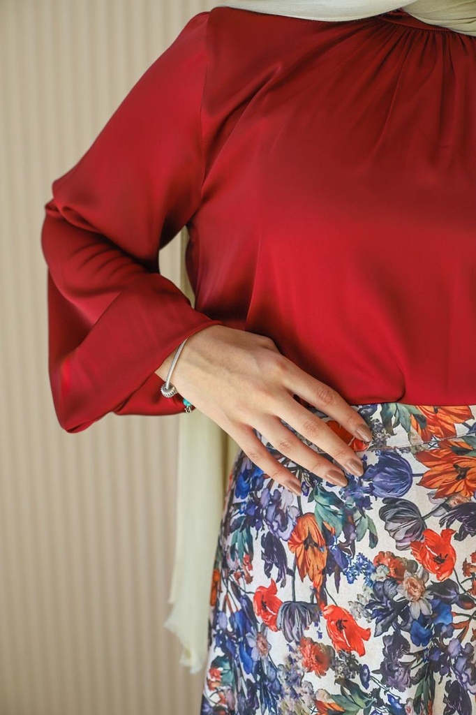 Maria Satin Skirt