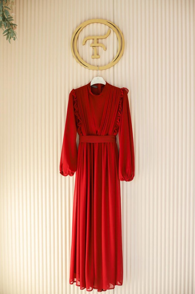 Maroon Soraya Dress