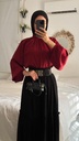 Rama Maroon Blouse
