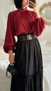 Rama Maroon Blouse