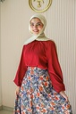 Rama Maroon Blouse