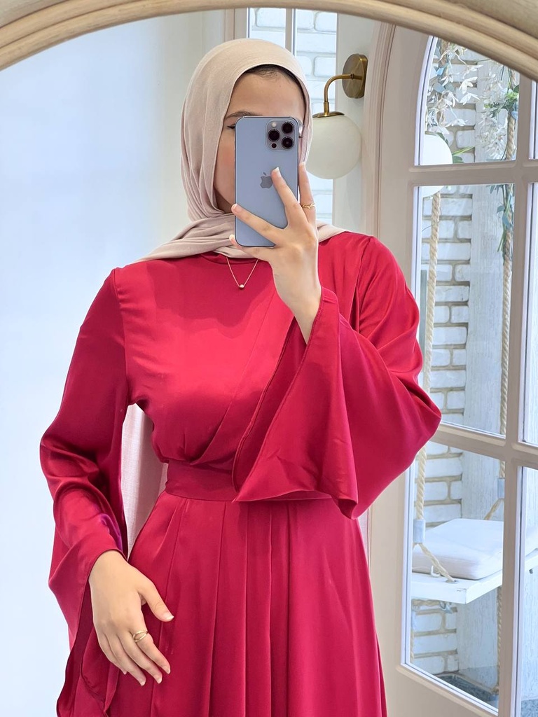Raspberry Rasario Dress