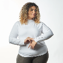 Double Layer Long Sleeves Undershirt-White