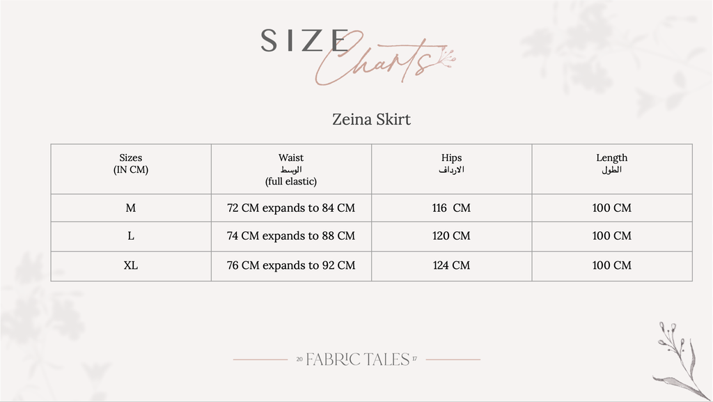 Turquoise Zeina Skirt