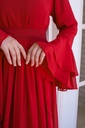 Maroon Belle Dress