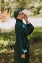 Teal Mural Dress