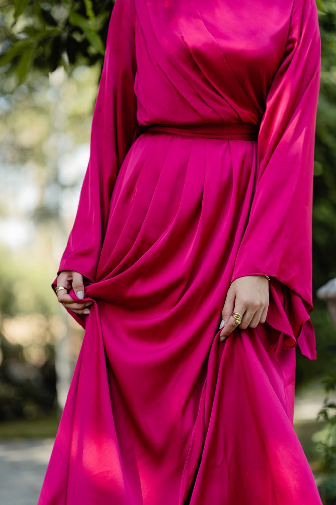 Raspberry Rasario Dress