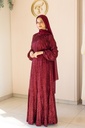Maroon Bling Bling Dress