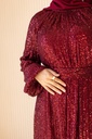 Maroon Bling Bling Dress