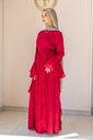 Maroon Belle Dress
