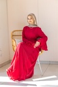 Maroon Belle Dress