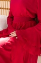 Maroon Belle Dress