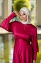 Raspberry Isadora Dress