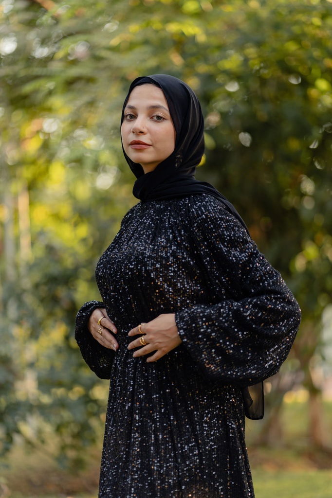Black Bling Bling Dress