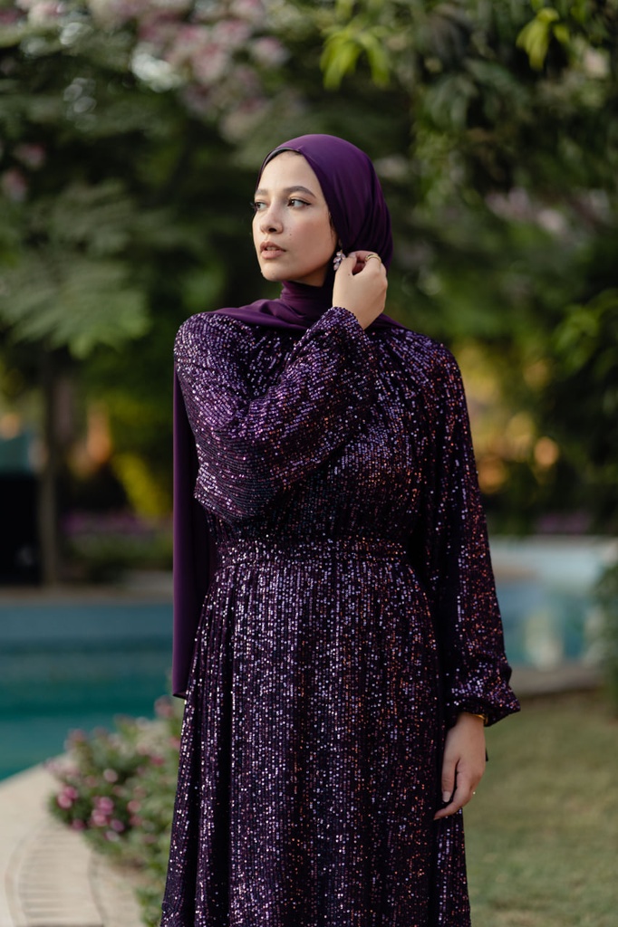 Purple Bling Bling Dress 