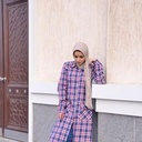 Plaid Long Chemise