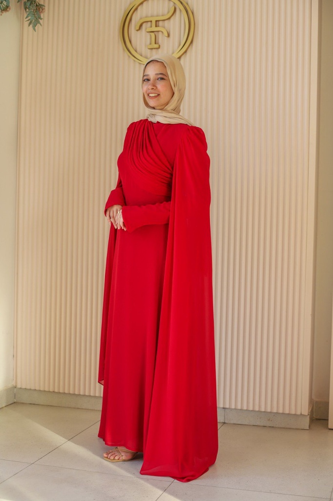 Maroon Serenity Dress