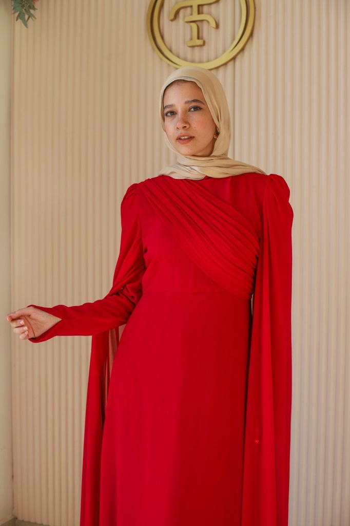 Maroon Serenity Dress