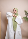Pastel Green Daisy Veil