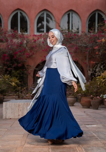 Navy Audrey Skirt