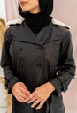 Black Amber Faux Jacket