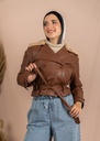 Camel Amber Faux Jacket