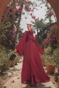 Maroon Rasario Dress