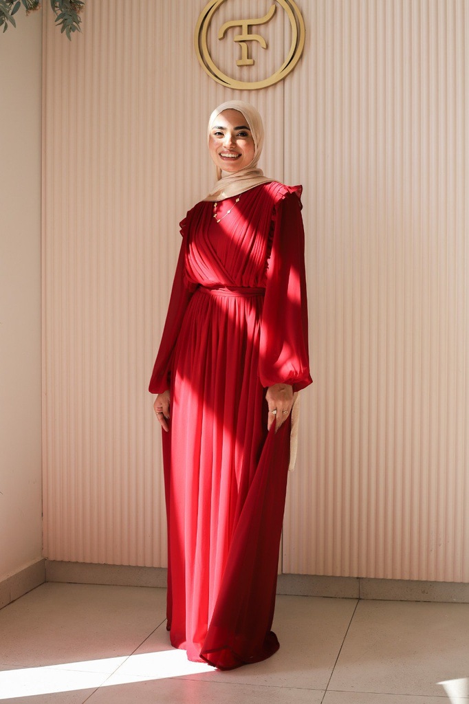Maroon Soraya Dress