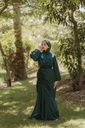 Teal Mural Dress