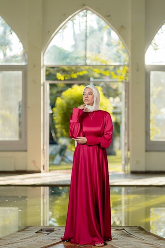 Raspberry Isadora Dress