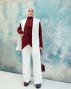 Oxblood Raya Blouse