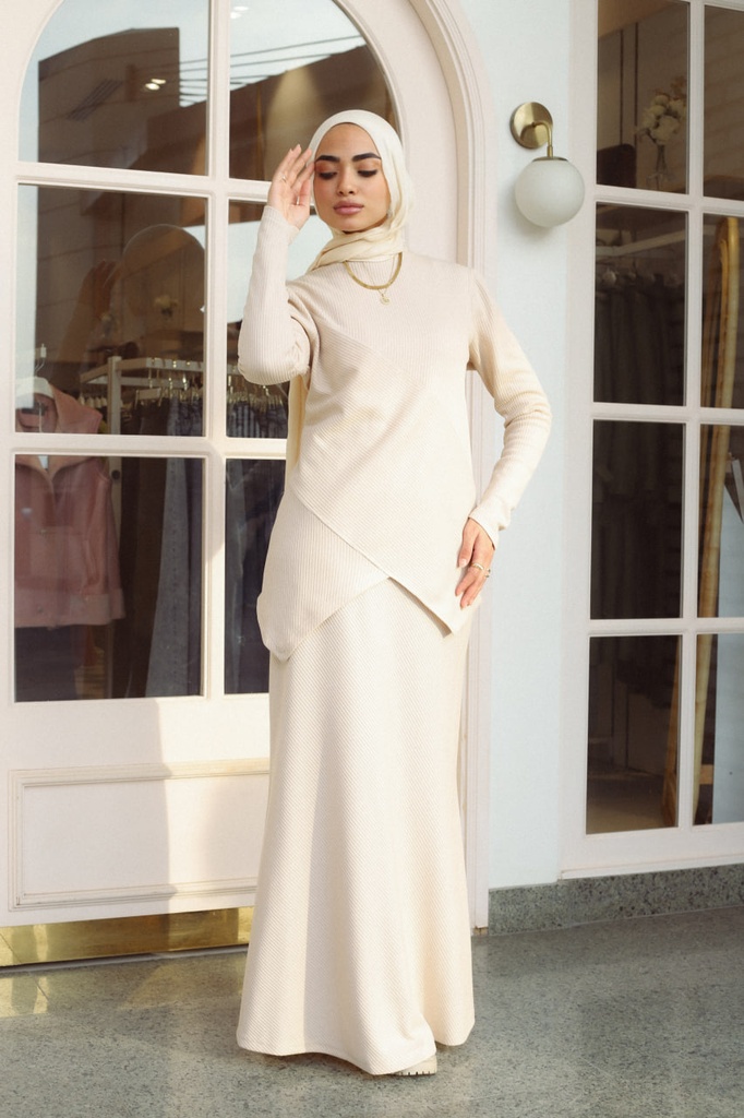 Beige Raya Blouse 