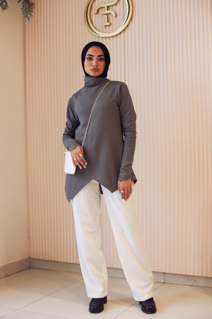 Grey Raya Blouse 