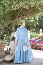 Sky Swan Cape Blouse