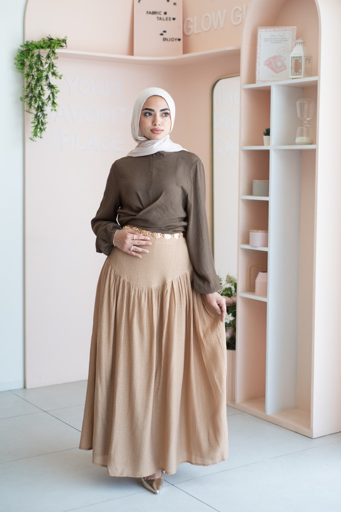 Caramel Elara Skirt