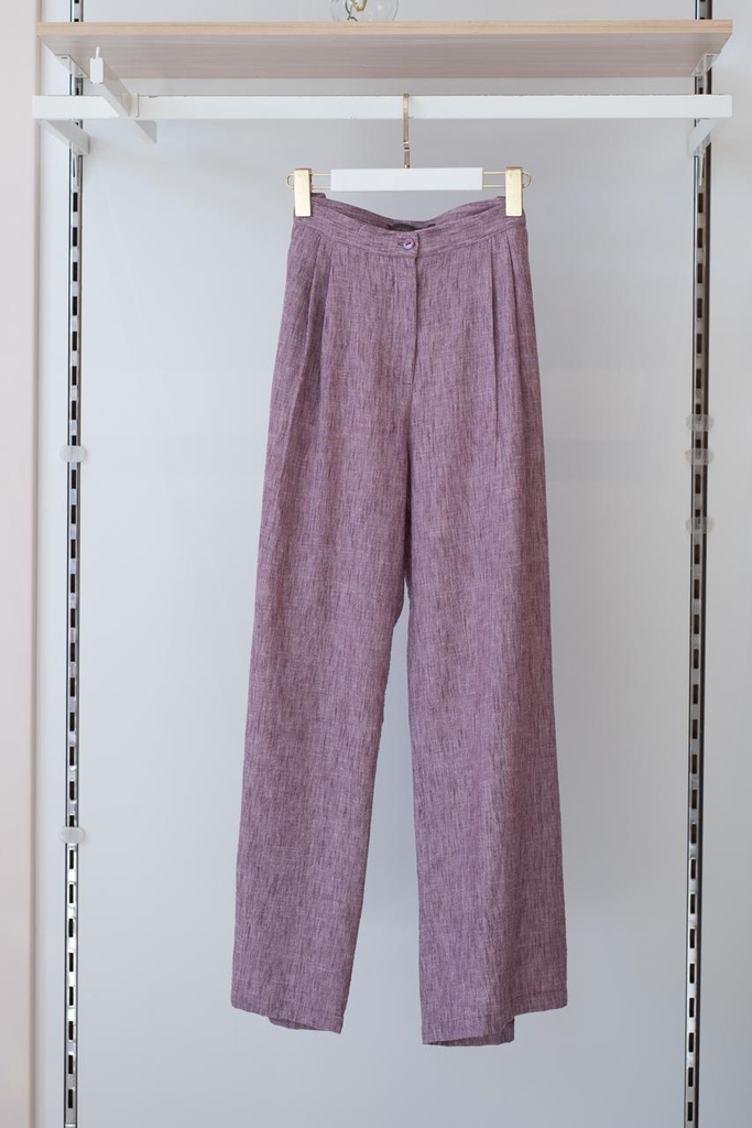 Plum Office Pants