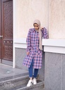 Plaid Long Chemise