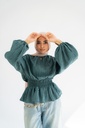 Teal Candlelight Blouse