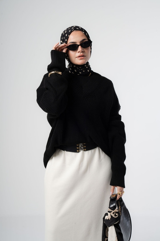 Black Malibu Pullover 