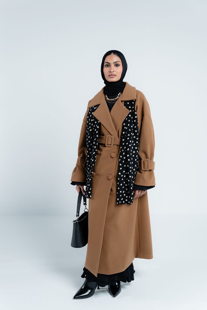 Camel Rue Trench Coat  