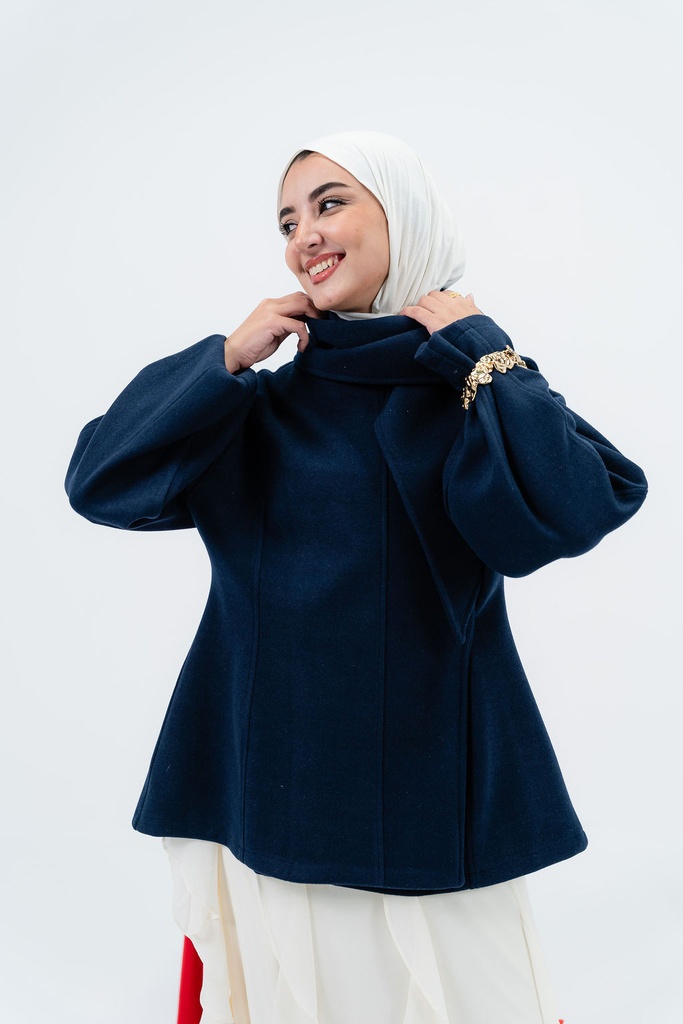 Navy Kindah Jacket  
