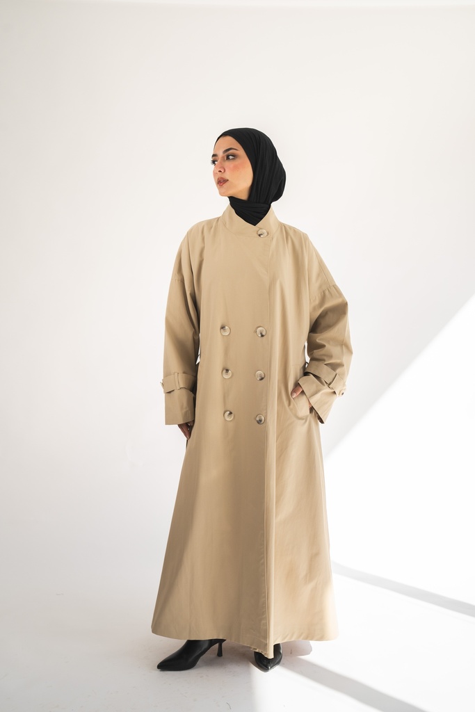 Beige Crete Coat