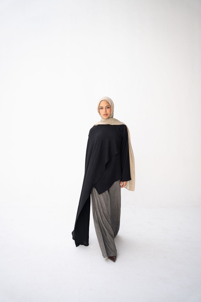 Black Venice Blouse