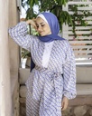 Indigo Chiffon Veil