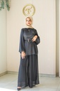 Black Aura Chiffon Pants