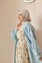 Greyish Chiffon Veil