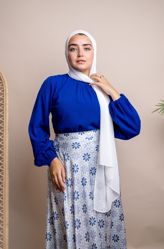 Blue Cathy Blouse