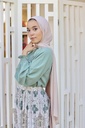 Beige Chiffon Veil