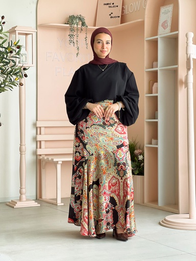 Black Louvre Blouse