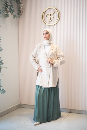 Beige Offbeat Blazer   